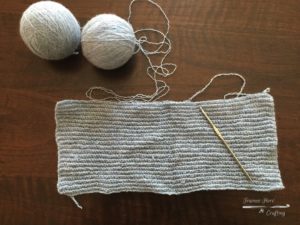Crocheting a Ribbed Hat: in progress