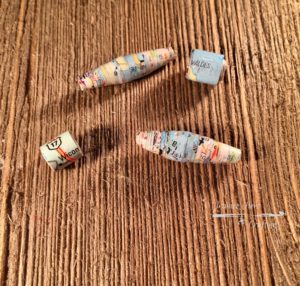 Road Atlas Paper Beads