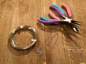 Jewelry making tools & supplies for making the Road Trip Necklace