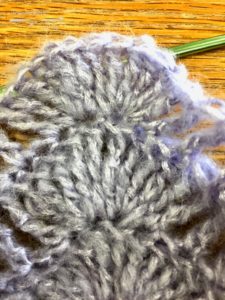 Lacy Waves Crochet Stitch Detail