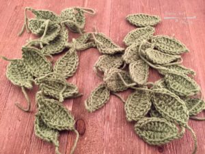 Lots of Crochet Leaves!