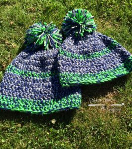 Color Twist Beanie and Lucky Second Half Beanie