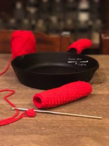 Cast Iron Pot Holder Crochet Pattern, Crochet Iron Skillet Handle