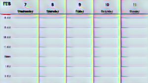 Make time to craft by creating a schedule that has room for it!